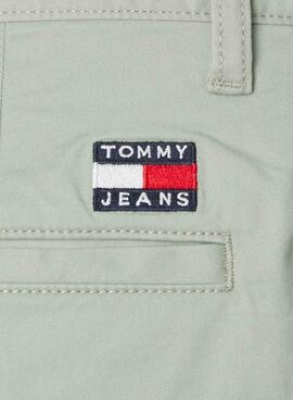 Bermudas Tommy Jeans Scanton Verde Para Hombre