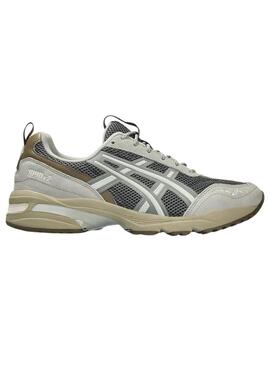 Zapatillas Asics Gel 1090 V2 Gris Y Tostado Para Hombre