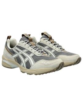 Zapatillas Asics Gel 1090 V2 Gris Y Tostado Para Hombre