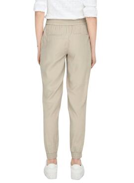 Pantalón Only Kelda Beige Para Mujer