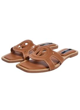 Sandalias Pepe Jeans Frida Marron Para Mujer