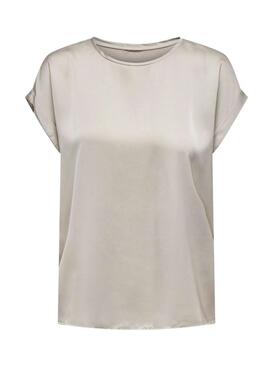 Top Only Lieke Gris Para Mujer