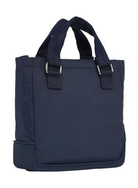 Bolso Tommy Jeans Uncovered Mini Tote Marino Para Mujer