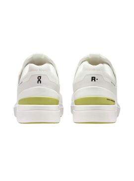 Zapatillas On The Roger Spin 2 Blanco y Neon Para Hombre