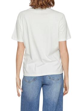 Camiseta Vila Sybil Hope Blanco Para Mujer