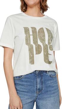 Camiseta Vila Sybil Hope Blanco Para Mujer