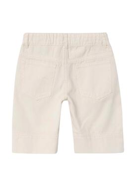 Shorts Name It Rose Wide Blanco Para Niña