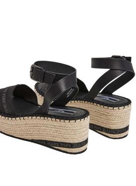 Sandalias Pepe Jeans Witney Cross Negro Para Mujer