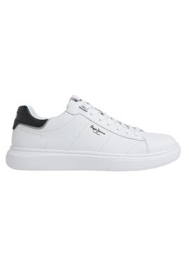 Zapatillas Pepe Jeans Eaton Basic Blanco Para Hombre