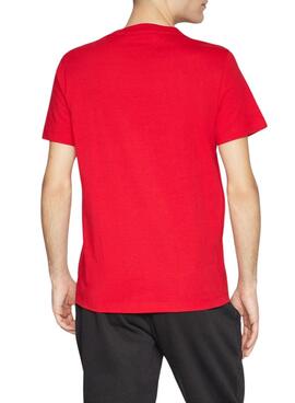 Camiseta Tommy Hilfiger Columbus Rojo Para Hombre