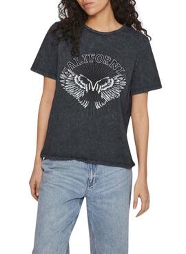 Camiseta Vila Rock California Negro Para Mujer