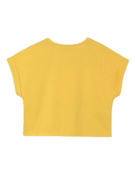 Camiseta Mayoral Estampado amarillo Para Niña