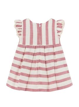 Vestido Mayoral Rayas Lino Para Bebé