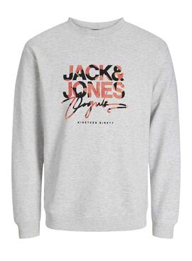 Sudadera Jack And Jones Aruba Gris Para Niño