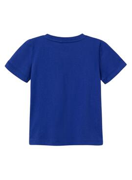 Camiseta Name It Freddis Azul Para Niño