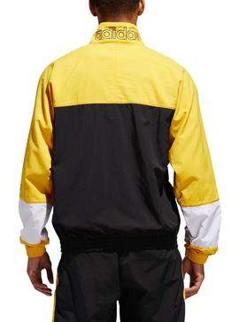 Chaqueta Adidas Blocked Warm Negro Amarillo Hombre