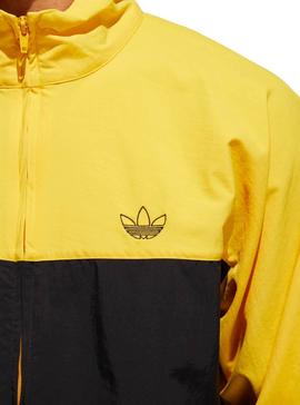 Chaqueta Adidas Blocked Warm Negro Amarillo Hombre