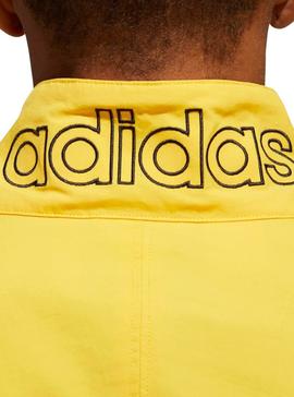Chaqueta Adidas Blocked Warm Negro Amarillo Hombre