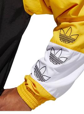 Chaqueta Adidas Blocked Warm Negro Amarillo Hombre