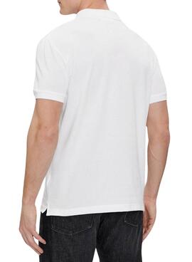 Polo Calvin Klein Jeans Monologo Blanco