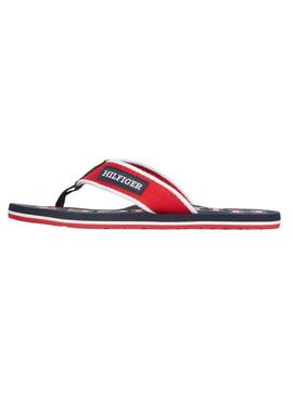 Chanclas Tommy Hilfiger Beach Rojo Para Hombre