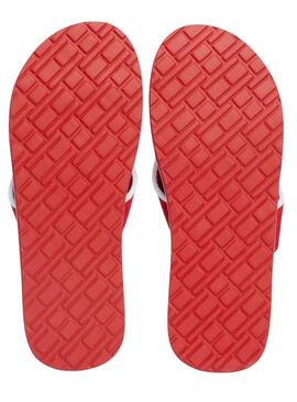 Chanclas Tommy Hilfiger Beach Rojo Para Hombre