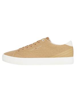 Zapatillas Tommy Hilfiger Essential Camel Para Hombre