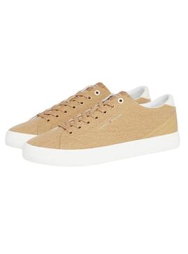 Zapatillas Tommy Hilfiger Essential Camel Para Hombre