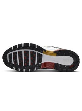 Zapatillas Nike P-6000 Blanco y Rojo Para Mujer