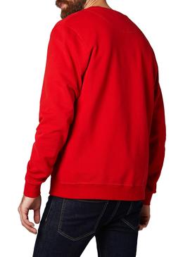 Sudadera Helly Hansen Logo Crew Rojo