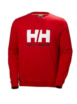 Sudadera Helly Hansen Logo Crew Rojo