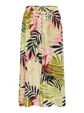 Falda Only Sandie Tropical Para Mujer
