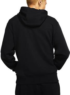Sudadera Nike Sportswear Club Cremallera Negro Para Hombre