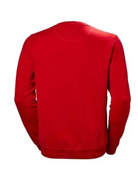 Sudadera Helly Hansen Logo Crew Rojo