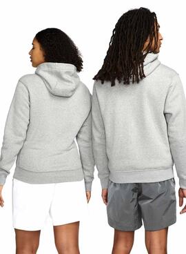 Sudadera Nike Sportswear Club Fleece Capucha Gris