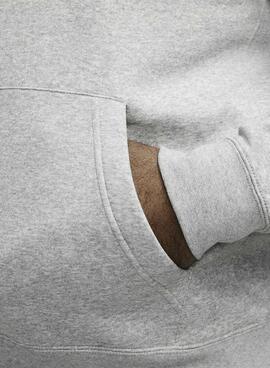 Sudadera Nike Sportswear Club Fleece Capucha Gris