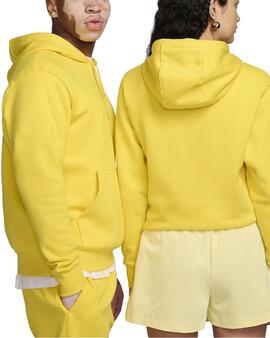 Sudadera Nike Sportswear Club Fleece Capucha Amarillo