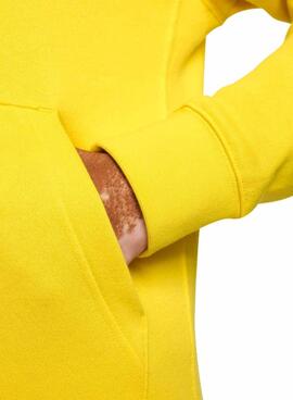 Sudadera Nike Sportswear Club Fleece Capucha Amarillo