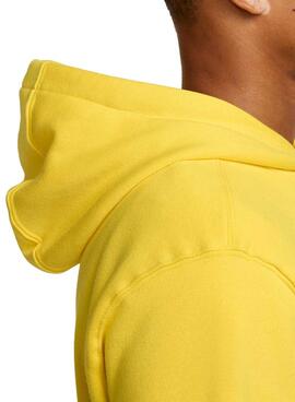 Sudadera Nike Sportswear Club Fleece Capucha Amarillo