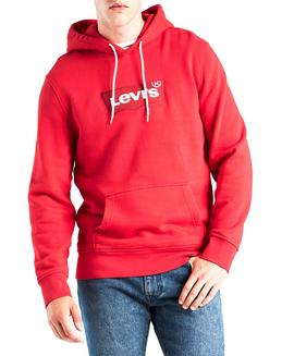 Sudadera Levis Modern Hoodie Rojo Hombre