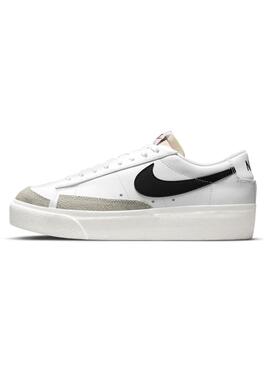 Zapatillas Nike Blazer Low Platform Blanco Para Mujer