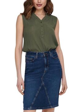 Top Only Jette Verde Para Mujer