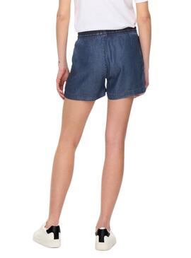 Short Only Pema Denim Oscuro Para Mujer