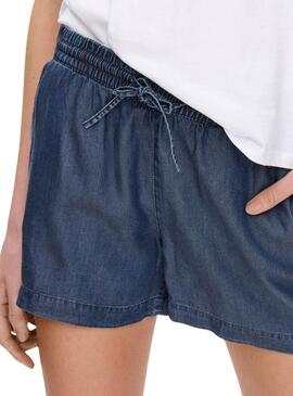 Short Only Pema Denim Oscuro Para Mujer