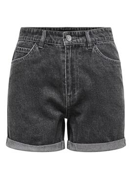 Shorts Only Vega Mom Negro Para Mujer