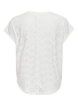 Camiseta Only Smilla Blanco Para Mujer