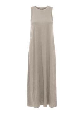 Vestido Only May Beige Para Mujer