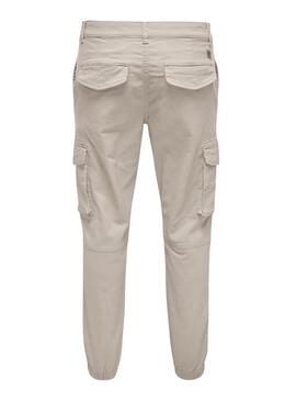 Pantalón Only and Sons Carter Beige Para Hombre