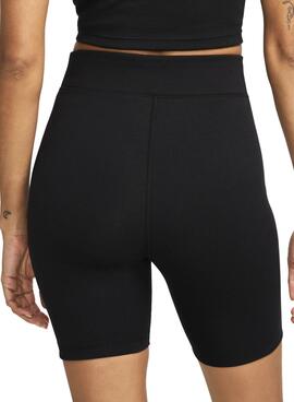 Mallas Cortas Nike Sportswear Classic Biker Negro Para Mujer
