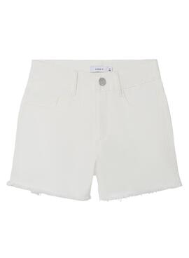 Shorts Name It Rose Mom Blanco Para Niña